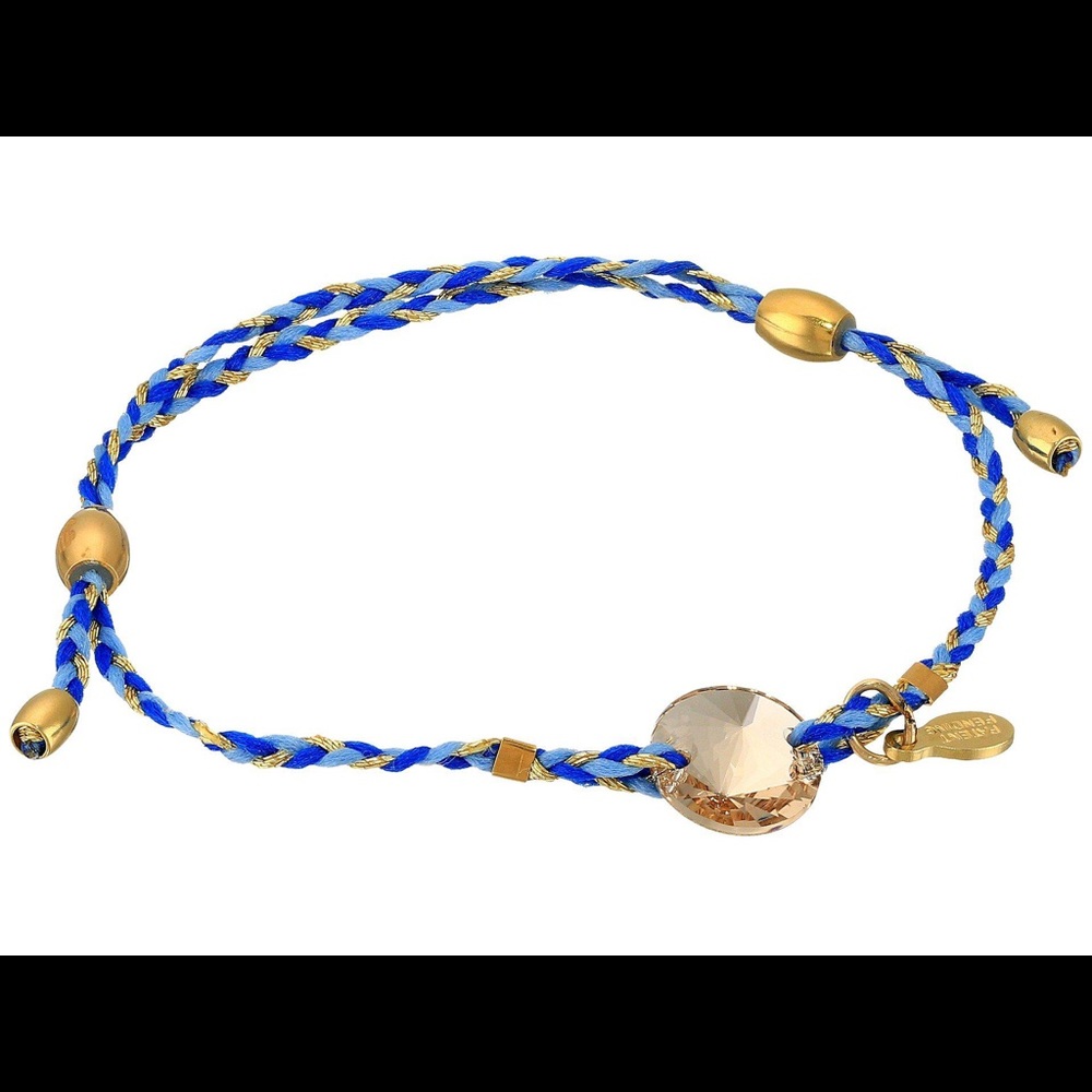 Alex and Ani Disk Blue Precious Threads Bracelet